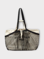 Balenciaga Balenciaga Bag, Multi, 24/7 Tote Medium Bag In Washed Natural & Black w/ Mesh Lining