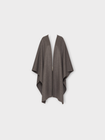 Valentino Valentino Jacket, Grey, Virgin Wool & Cashmere Oversized Cape