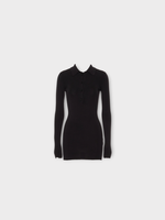Valentino Valentino Knitwear, Black, Cashmere & Silk Collared Button Up Solid Light Knit Pullover