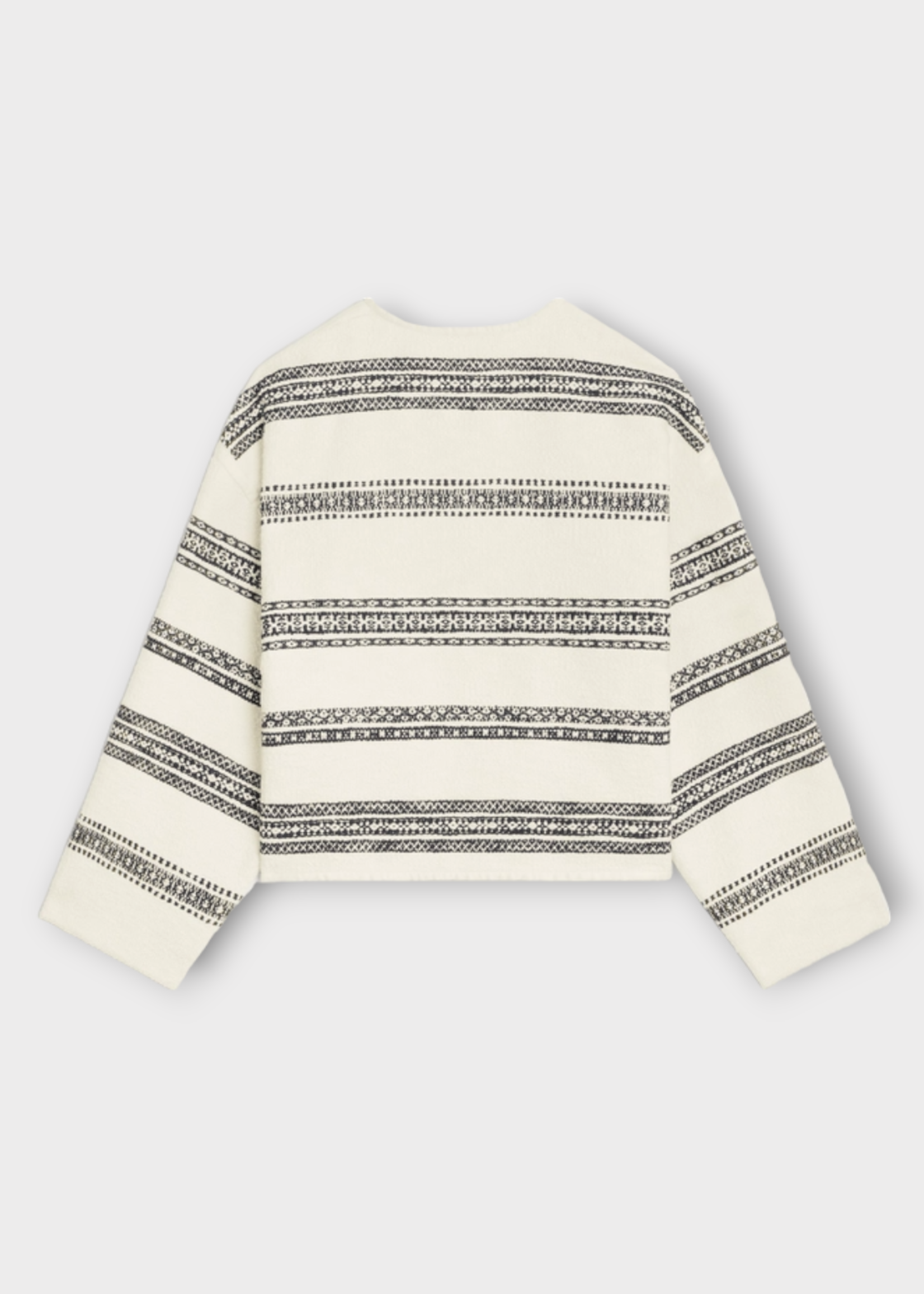 Celine Celine Jacket, Multi, Embroidered Button Up Cardigan In Ivory & Black