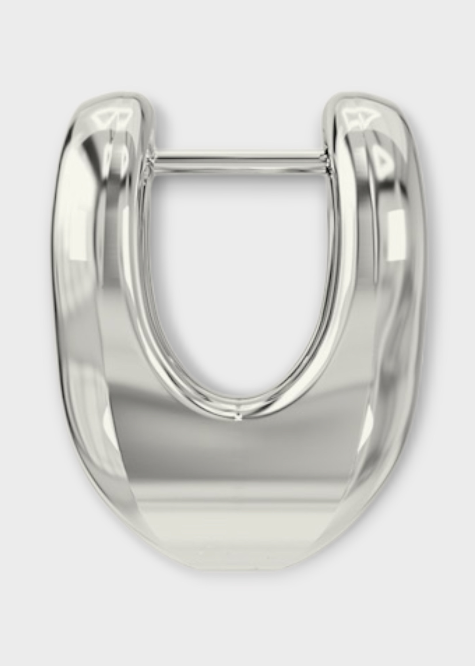 Charlotte Chesnais Charlotte Chesnais Earrings, Silver, Shima Sterlin Silver Small Loop Earrings