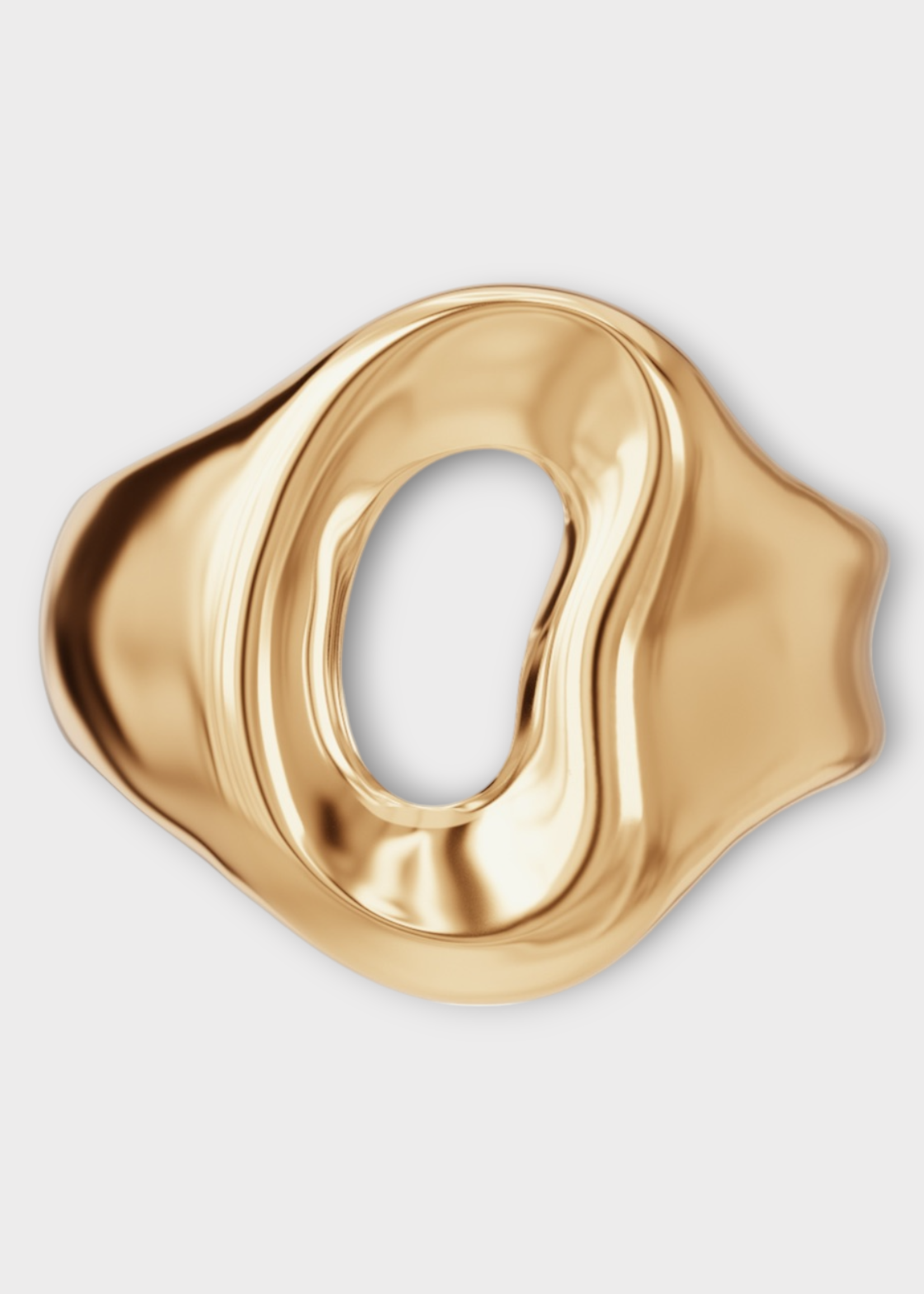 Charlotte Chesnais Charlotte Chesnais Bracelet, Gold, Manchette Sterling Gold Shima Bracelet