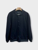 Giuliva Heritage Giuliva Heritage Jacket, Navy, Filo Cashmere Collared Button Up Bomber Jacket x TASONI Exclusive