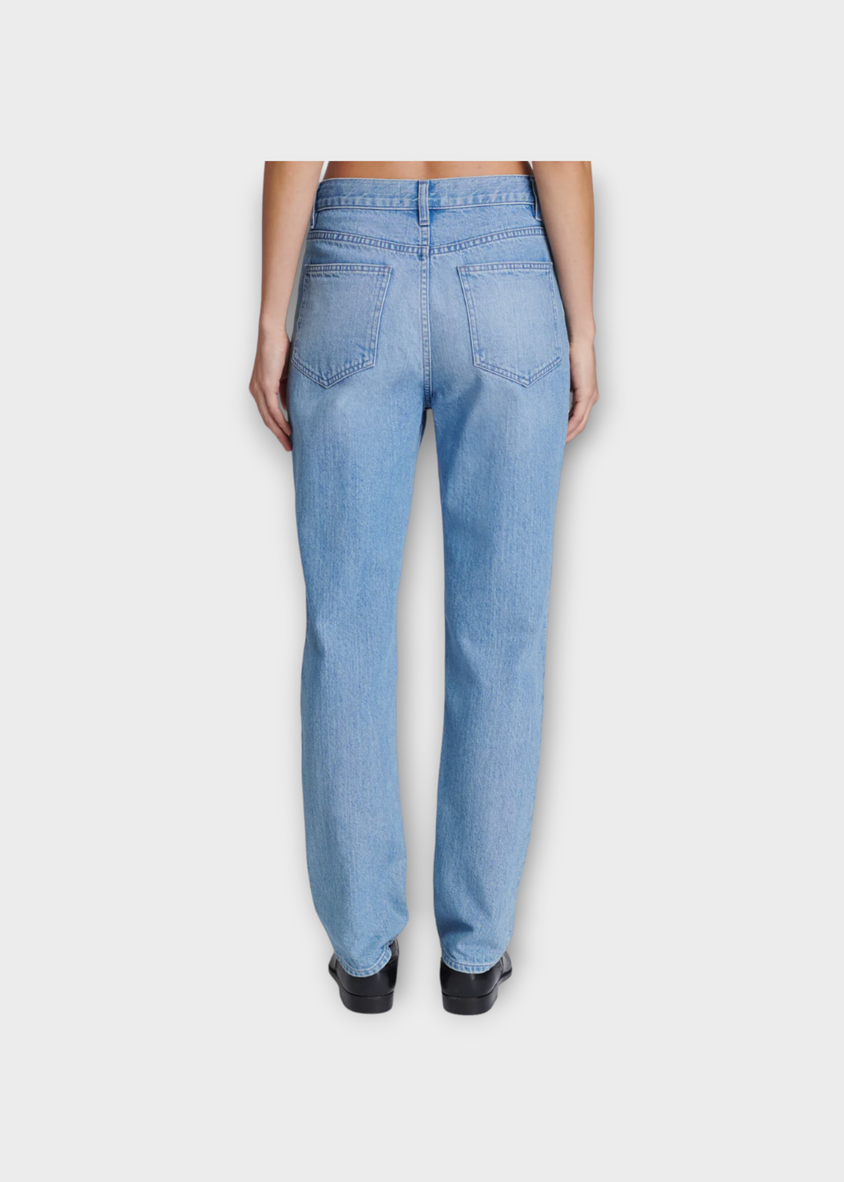 Partow Partow Jeans, Blue, Mika High Waist Tapered Denim Pants In Indigo