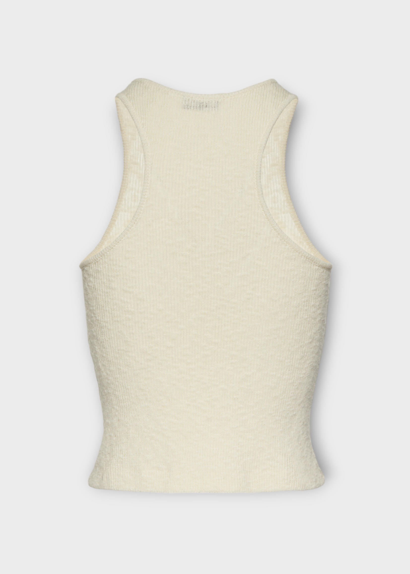 Magda Butrym Magda Butrym Top, White, Crochet Bra Knitted Tank Top in Cream