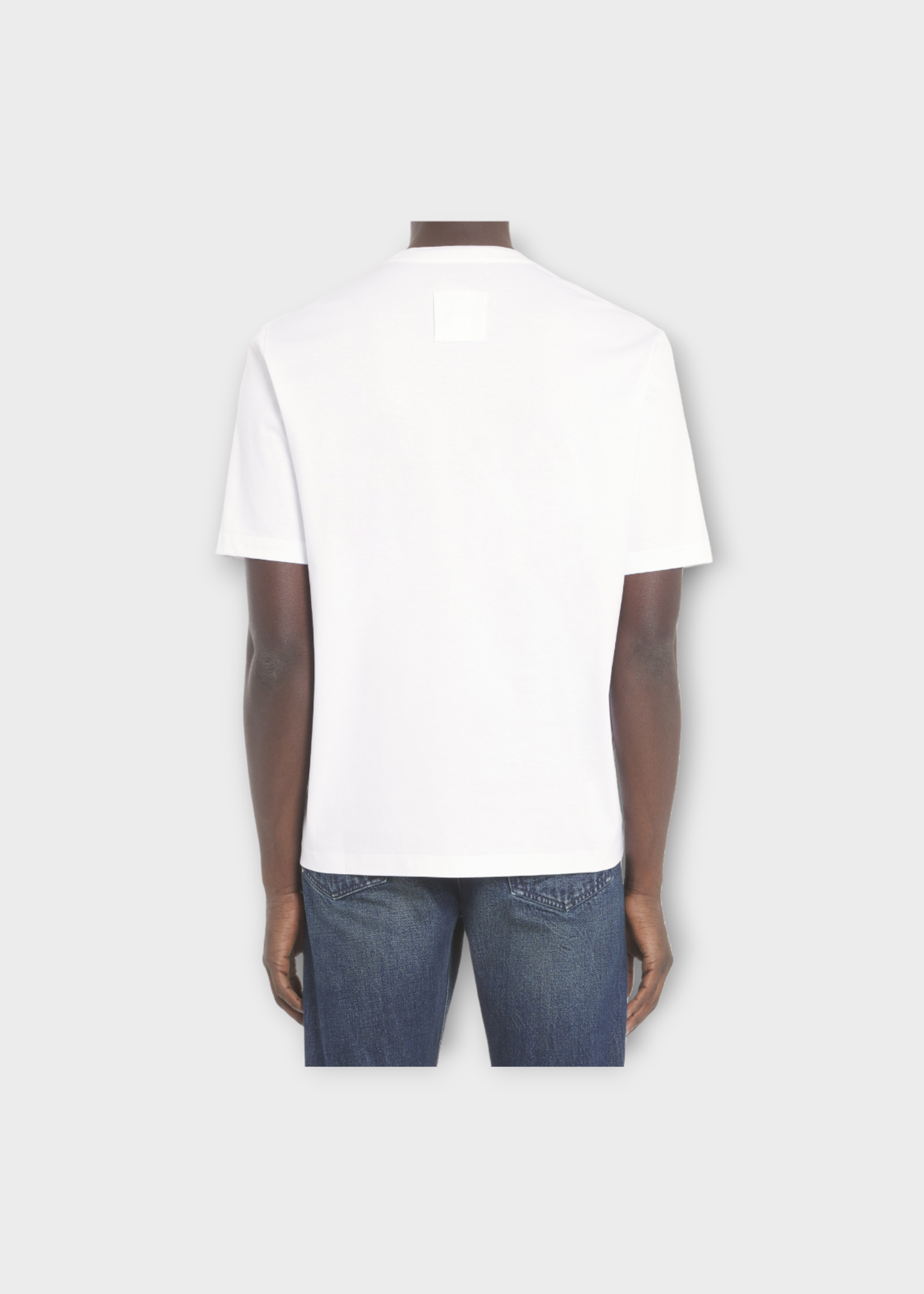 Lanvin Lanvin T-Shirt, White, Cotton Crew Neck Short Sleeve T-Shirt In Optic White w/ Logo