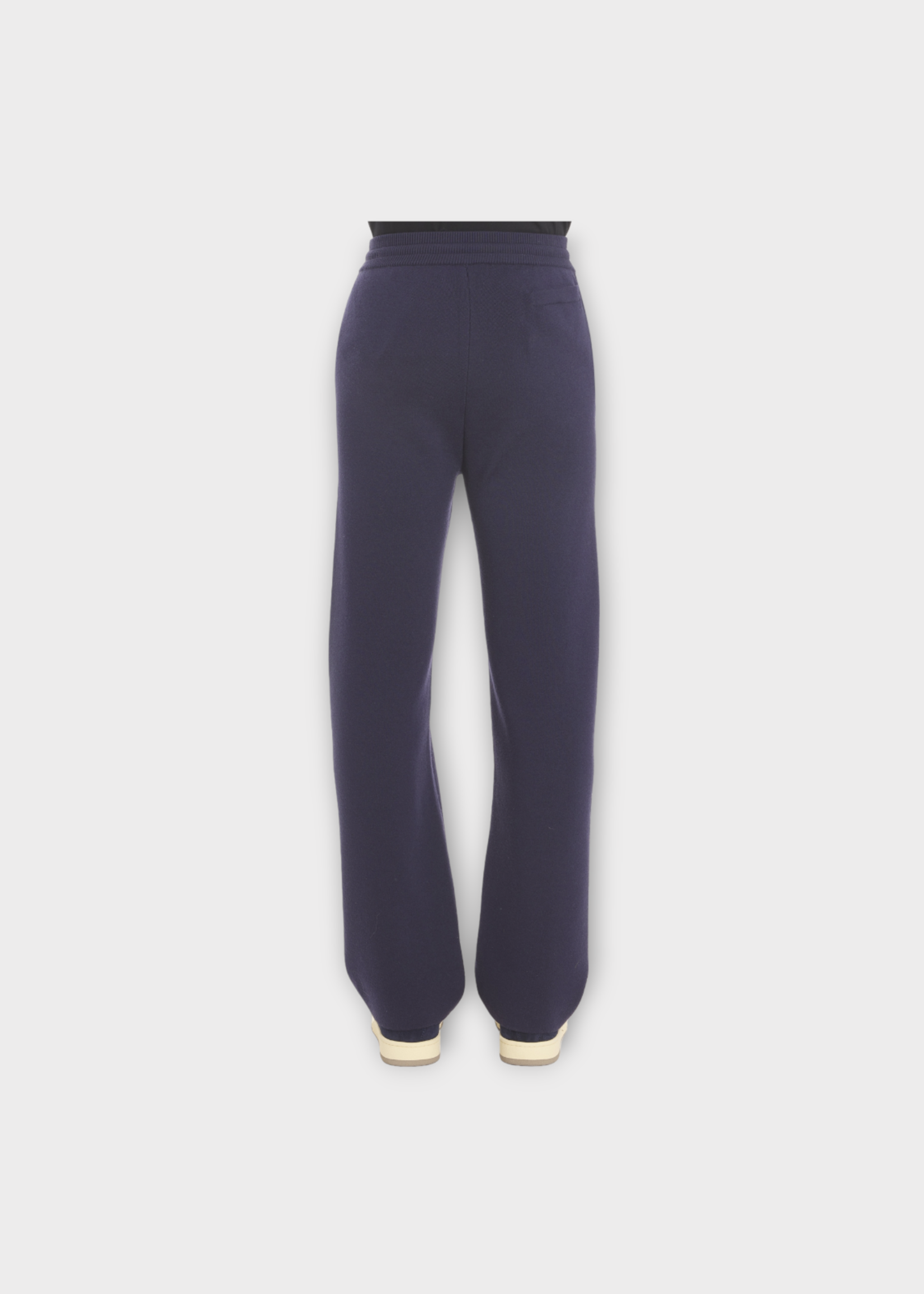 Lanvin Lanvin Trousers, Blue, Merino Wool Knitted Large Sweatpants In Japanese Ink