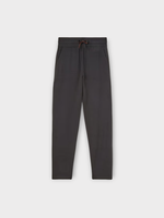 Loro Piana Loro Piana Trousers, Grey, Merano Baby Cashmere Drawstring Pants In Caviar