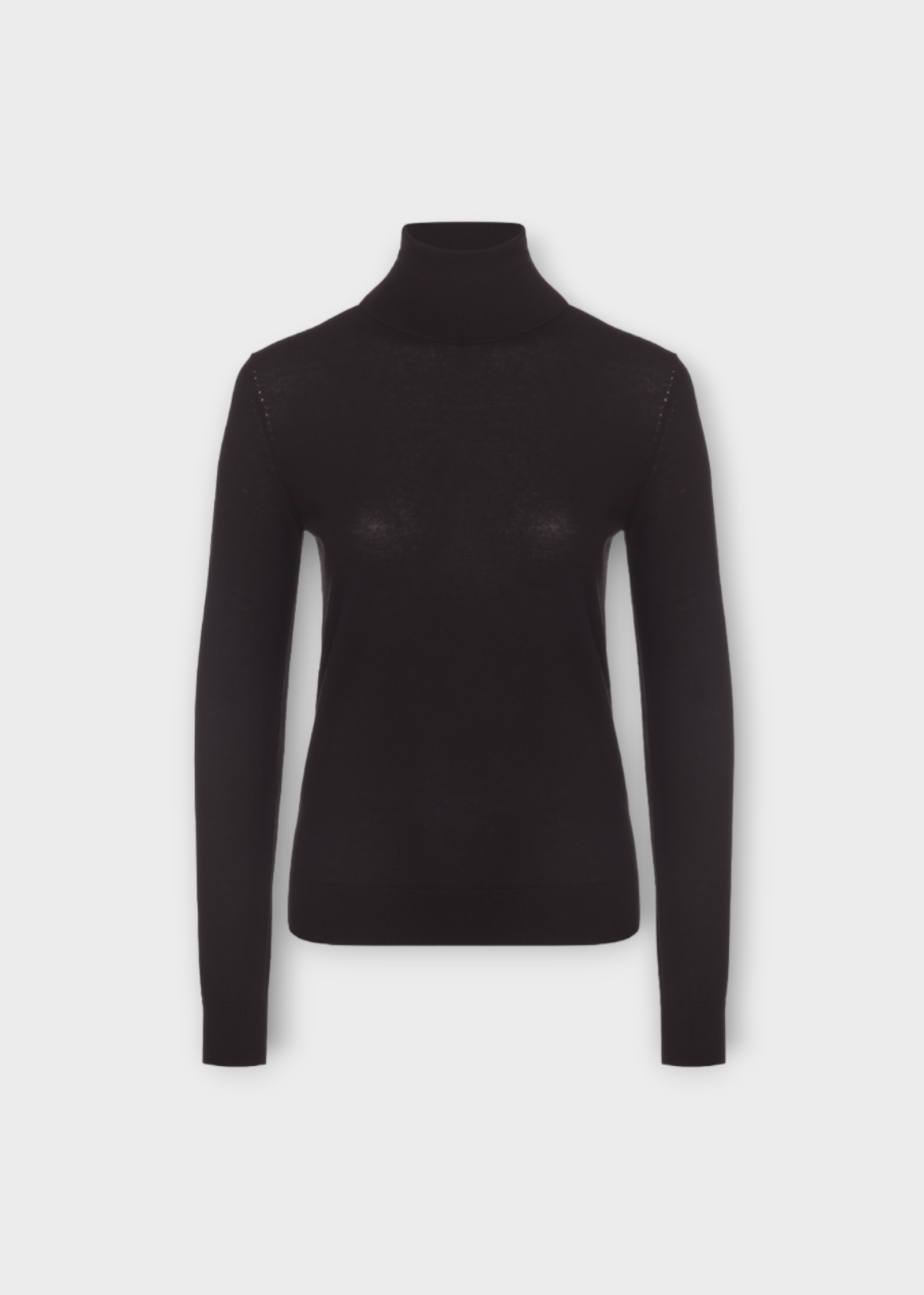 Loro Piana Loro Piana Knitwear, Black, Dolcevita Cahsmere Turtle Neck Neo Piuma Pullover
