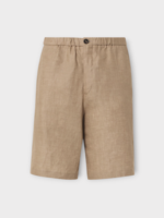 Loro Piana Loro Piana Shorts, Beige, Emanuele Bermuda Solaire Arizona Linen Shorts In Juta