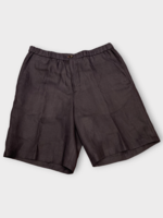 Loro Piana Loro Piana Shorts, Navy, Emanuele Bermuda Solaire Arizona Linen Shorts In Blue Navy