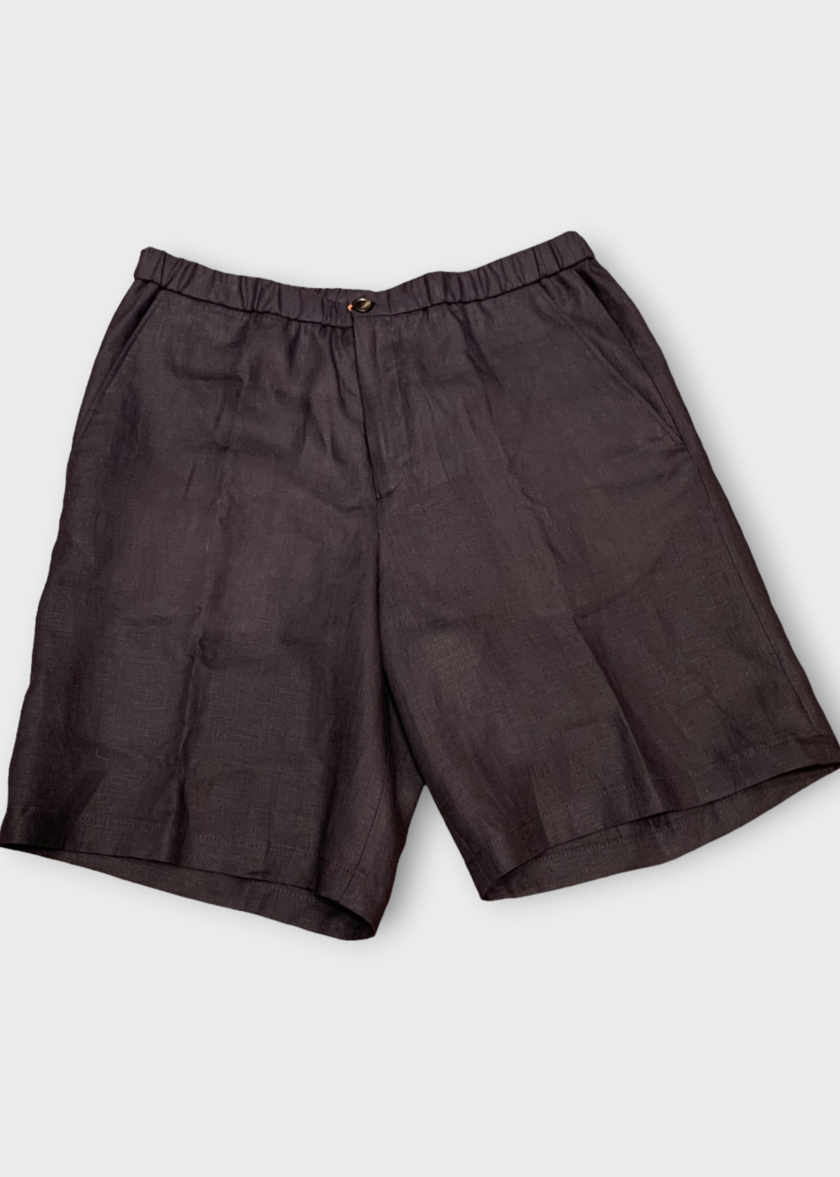 Loro Piana Loro Piana Shorts, Navy, Emanuele Bermuda Solaire Arizona Linen Shorts In Blue Navy
