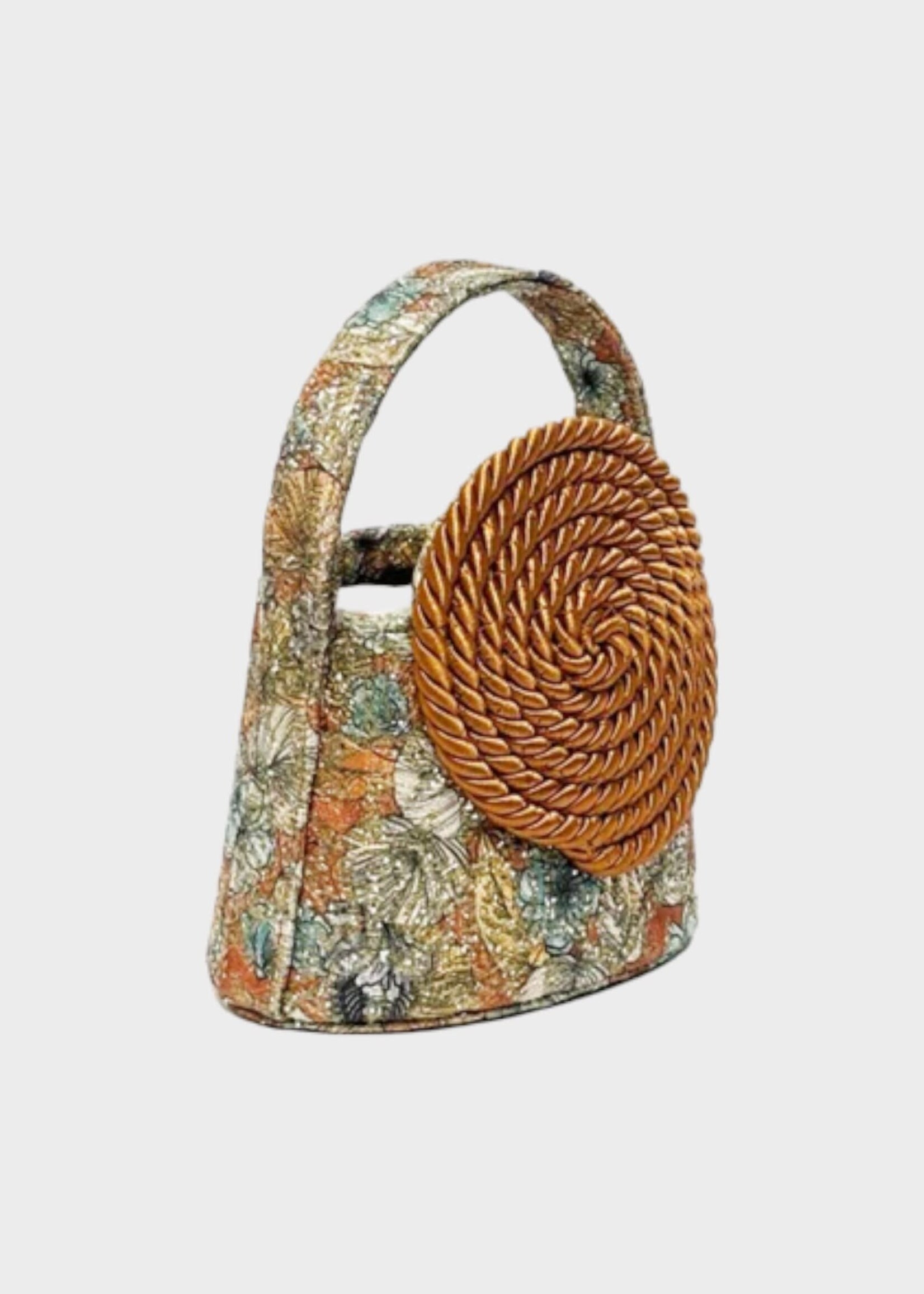 Destree Destree Bag, Multi, Mini Gunther Passementerie Embroidered Cross Body Glitters Bag In Multicolor