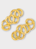 Destree Destree Earrings, Gold, Sonia Icon Long Clip Earrings