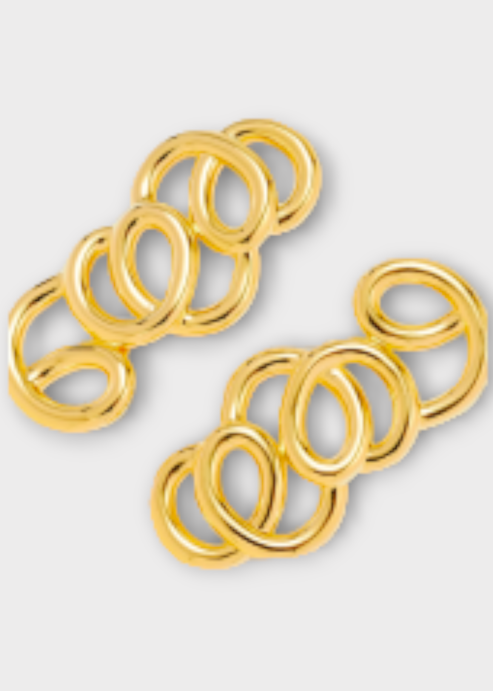 Destree Destree Earrings, Gold, Sonia Icon Long Clip Earrings