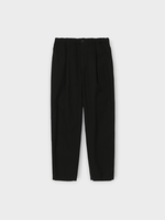 Undercover Undercover Trousers, Black, Elastic Waist Carrot Pants w/ Pleats