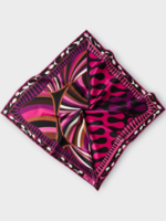 Emilio Pucci Emilio Pucci Scarf, Print, Silk Twil 90x90 Scarf In Fuchsia Iride Print