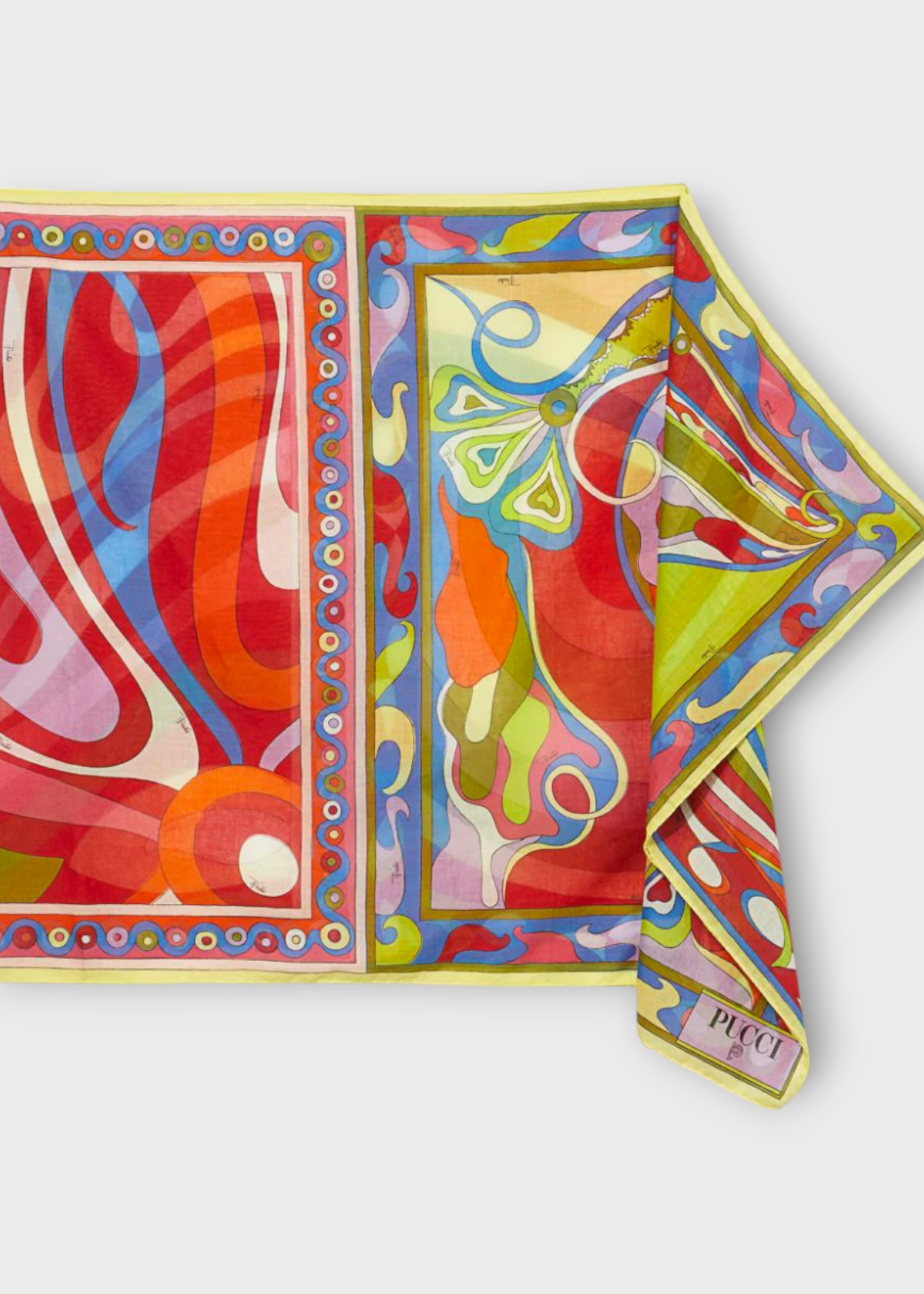 Emilio Pucci Emilio Pucci Scarf, Print, Cotton Long Pareo Beach Wear In Multicolour