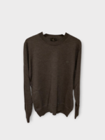 Etro Etro Knitwear, Grey, Wool Lightweight Knitted Crew Neck Pullover