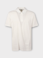 Etro Etro T-Shirt, White, Cotton Button Up Polo w/ Logo Embroidery