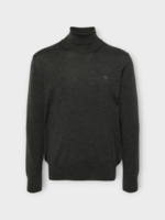 Etro Etro Knitwear, Grey, Wool Turtleneck Lightweight Knit Pullover