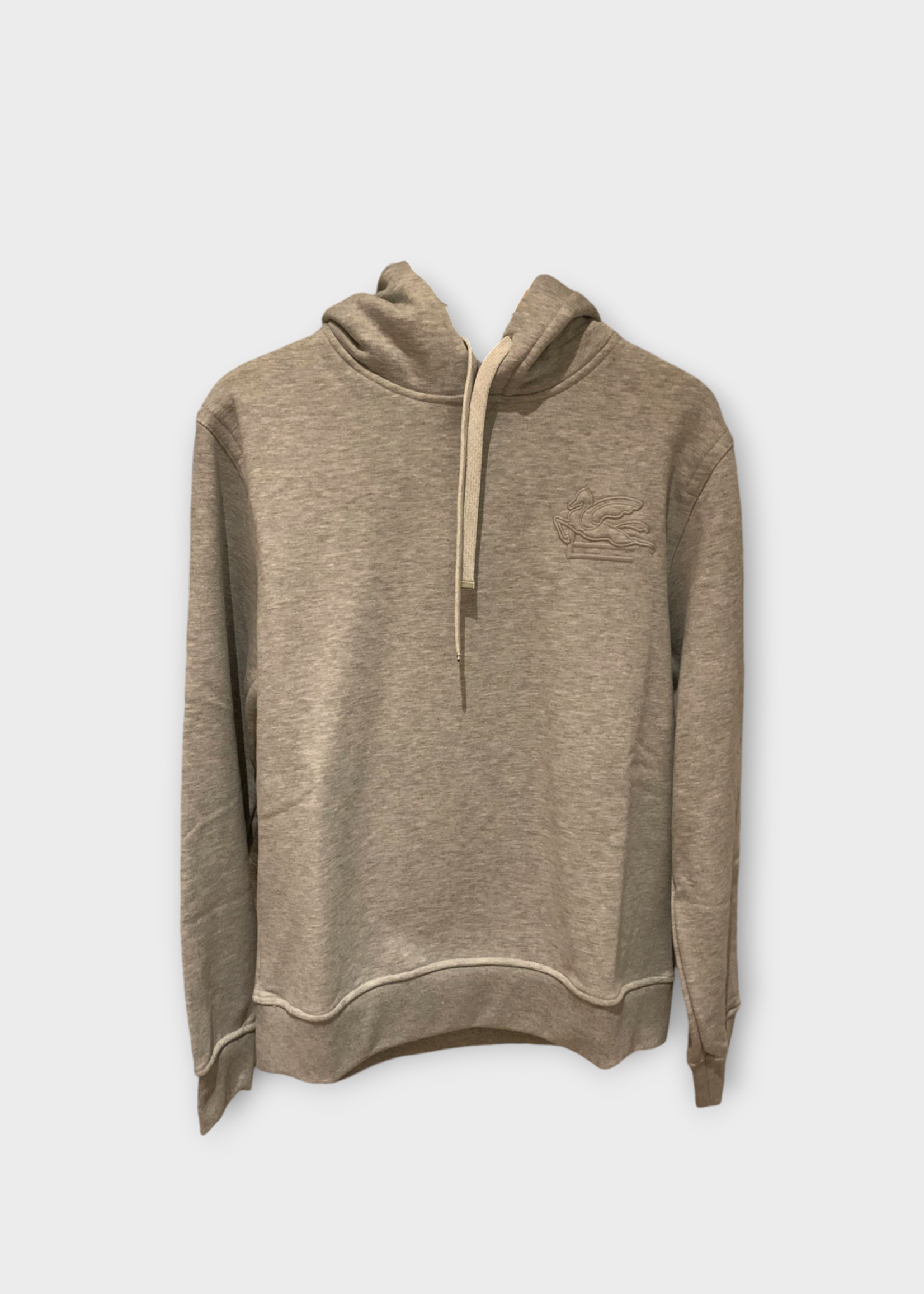 Etro Etro Sweatshirt, Grey, Cotton Kangaroo Pocket Hoodie