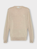 Etro Etro Knitwear, Beige, Wool Crew Neck Lightweight Knit Pullover