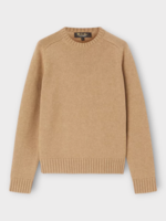 Loro Piana Loro Piana Knitwear, Beige, Parksville Baby Cashmere Crew Neck Sweater In Golden Wheat Melange