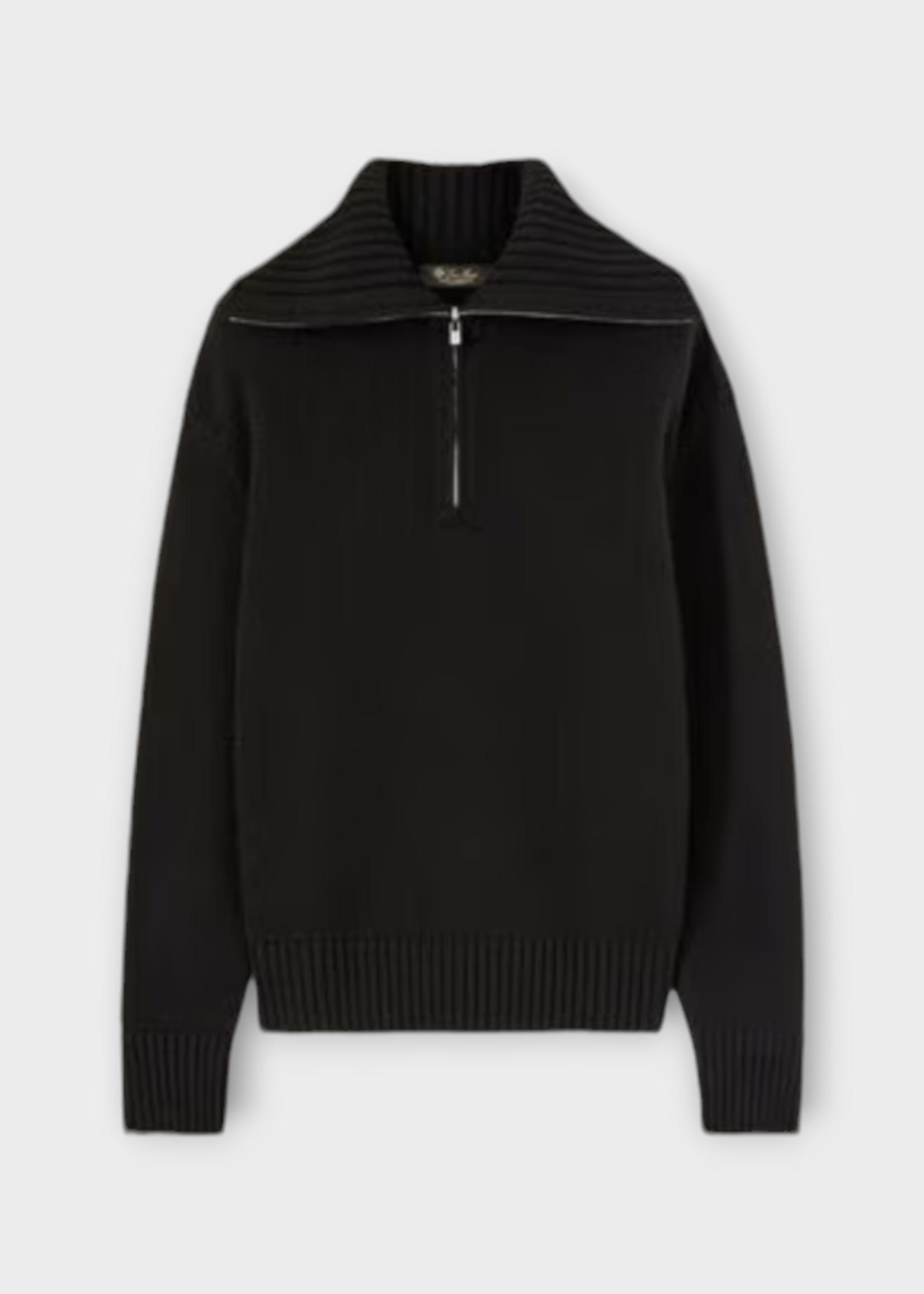 Loro Piana Loro Piana Knitwear, Navy, Parksville Cashmere Half Zip Pullover In Blue Navy