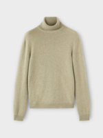 Loro Piana Loro Piana Knitwear, Green, Fobello Cashmere Turtleneck In Coriander Seeds Mela