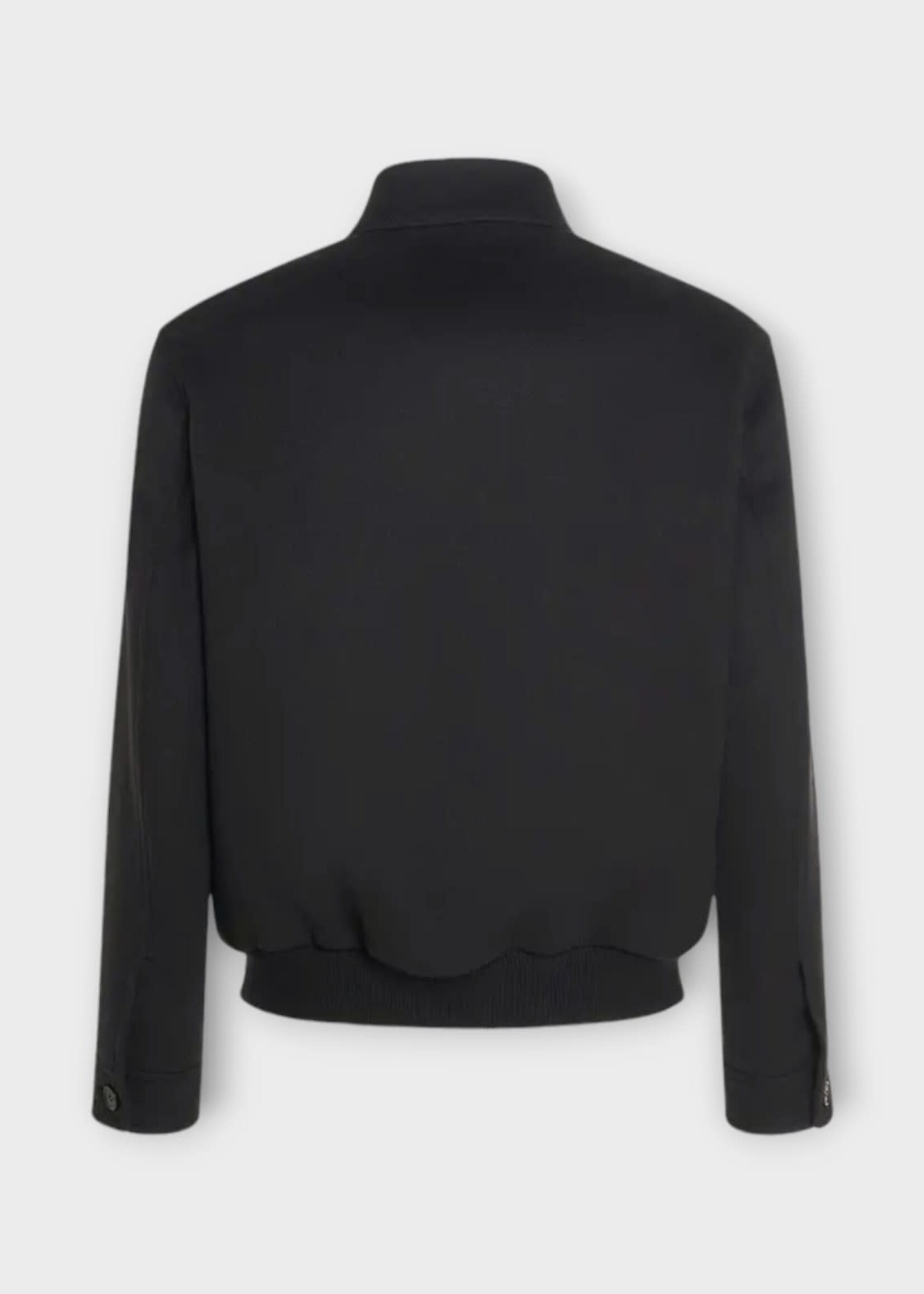 Loro Piana Loro Piana Jacket, Blue, Gaikan Cashmere Collared Button Up Bomber In Moonless Night