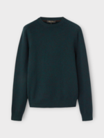Loro Piana Loro Piana Knitwear, Multi, Mastallone Virgin Wool Crewneck Sweater In Holly & Dark Brown