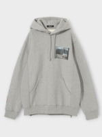 Undercover Undercover Sweatshirt, Grey, Cotton Oversized Hoodie in Grey w/ Graphic Print