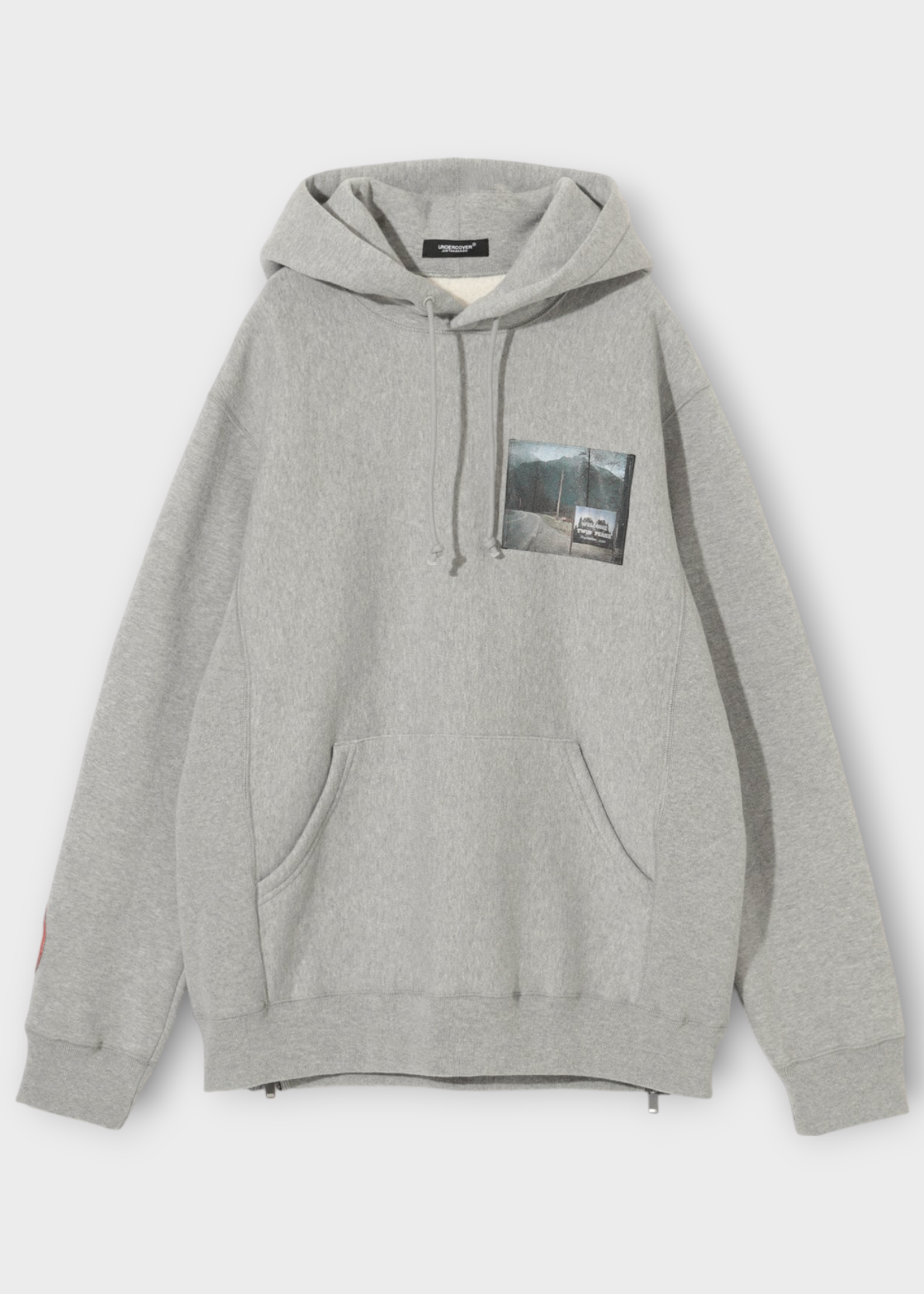 Undercover Undercover Sweatshirt, Grey, Cotton Oversized Hoodie in Grey w/ Graphic Print