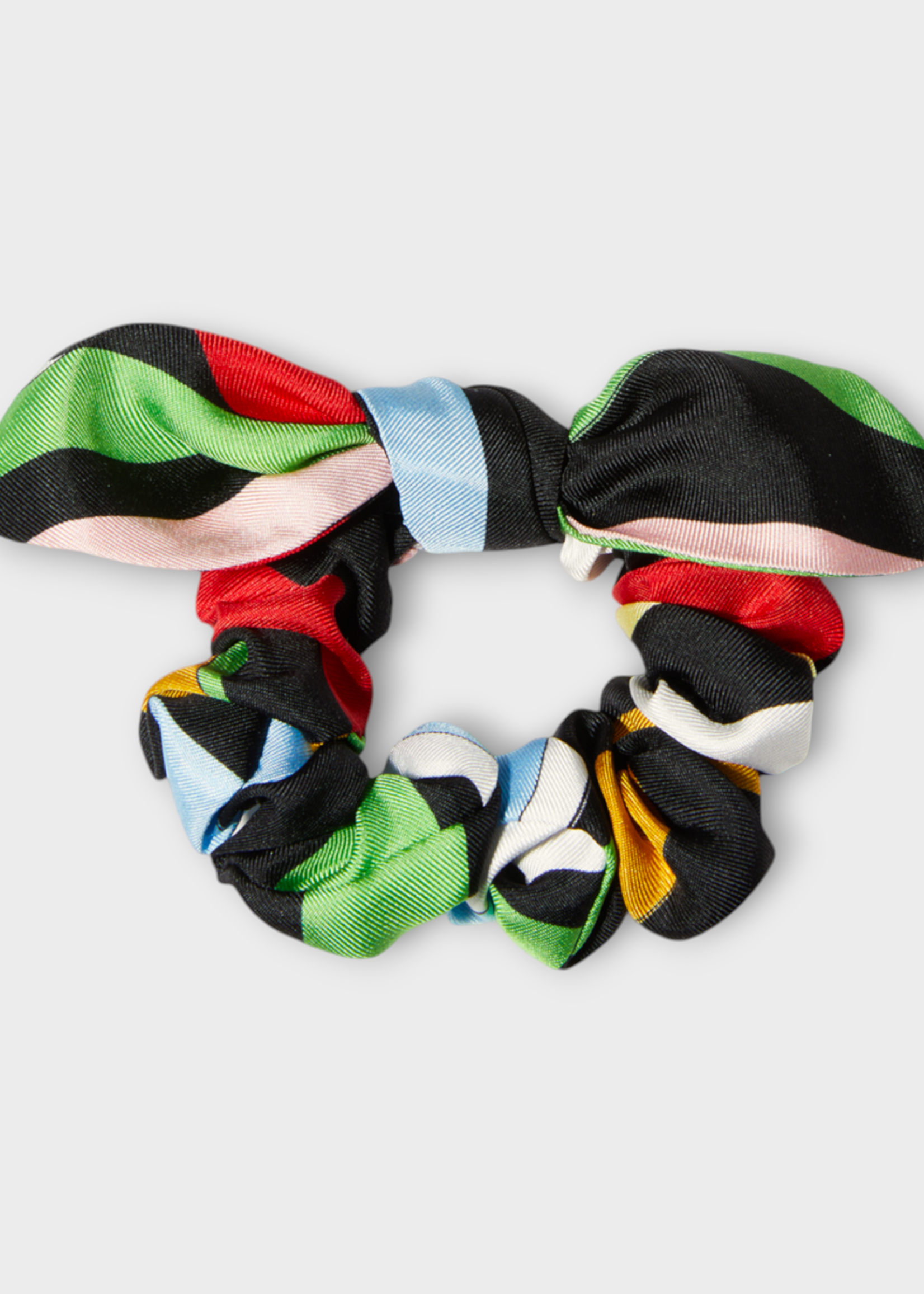 Emilio Pucci Emilio Pucci Hair Accessory, Print, Silk Scrunchie In Multicolour Iride Print