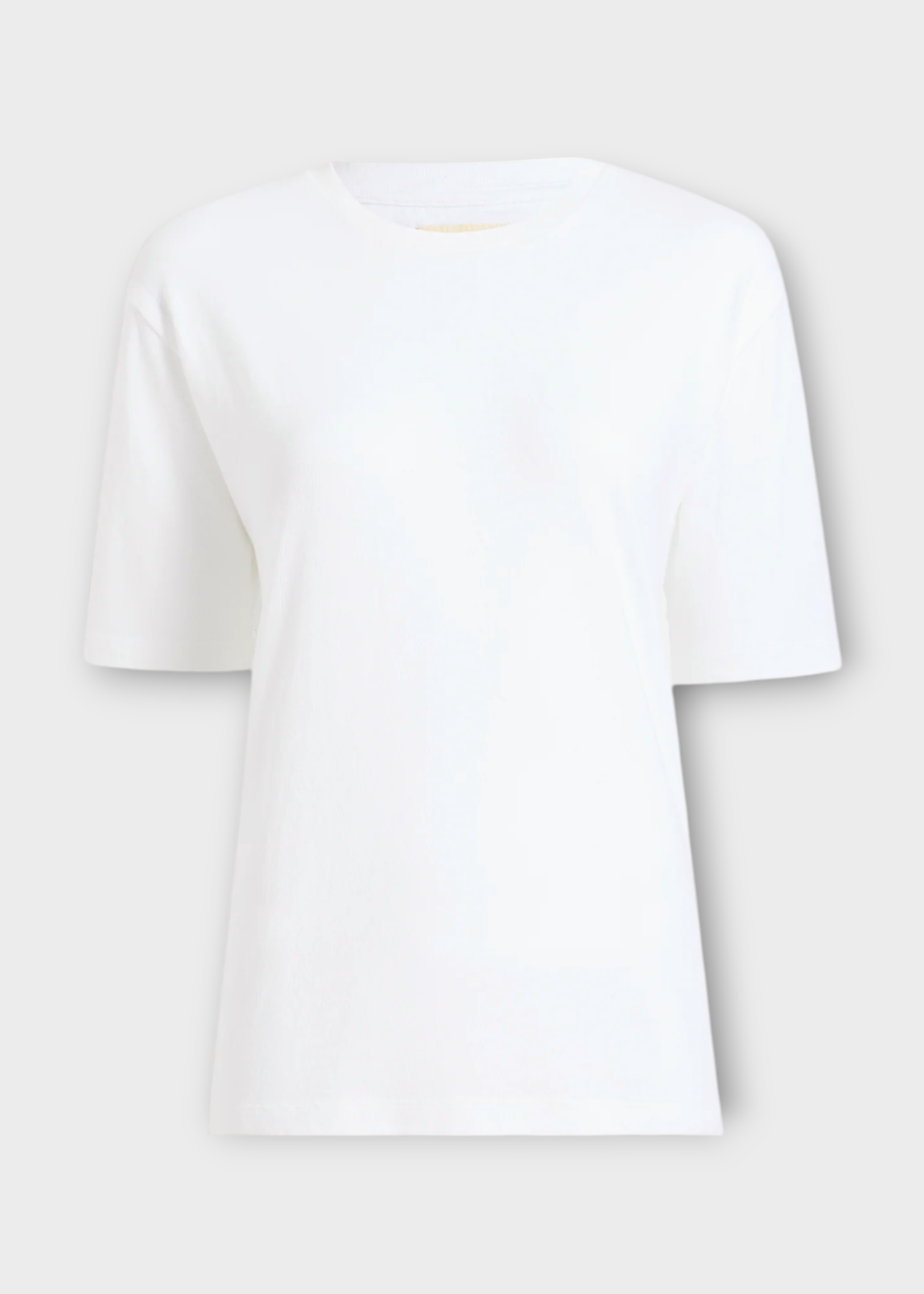 Khaite Khaite T-Shirt, White, Mae Cotton Loose Fit Crew Neck Short Sleeve