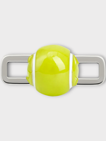 Poubel Poubel Charm, Print, Tennis Ball Hand Painted Enamel w/ Sterling Silver