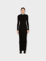 Emilio Pucci Emilio Pucci Dress, Black, High Neck Long Sleeve Fitted Long Dress