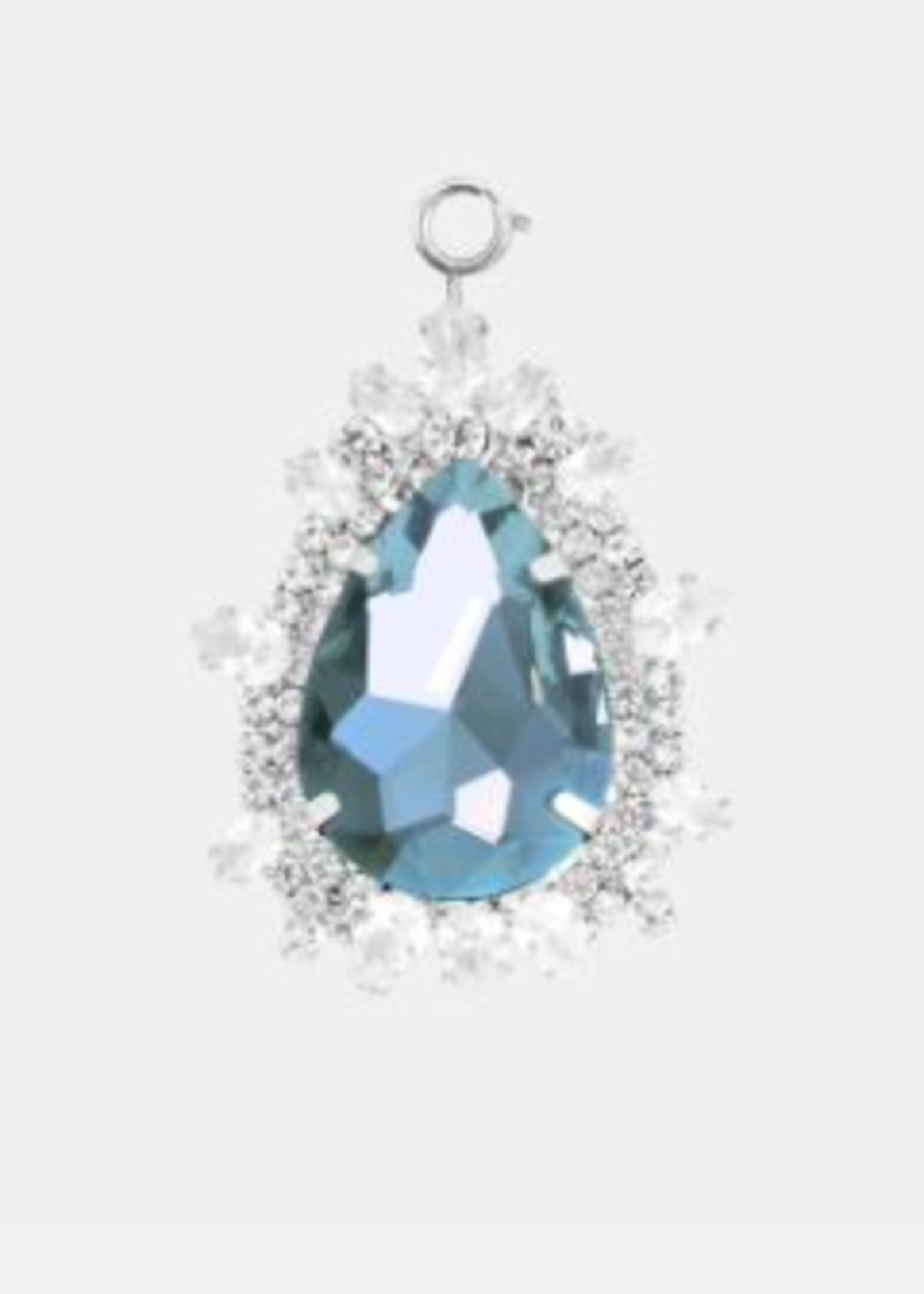Rabanne Rabanne Accessory, Blue, Drop Shape Charm In Light Blue