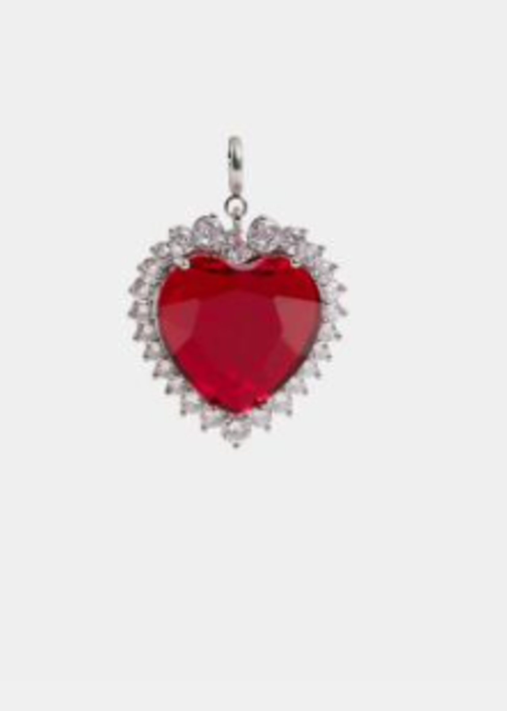 Rabanne Rabanne Accessory, Red, Heart Shape Charm
