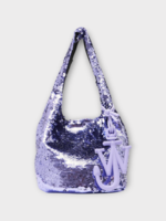 J.W. Anderson J.W. Anderson Bag, Purple, Mini Sequin Top Handle Reversible Shopper In Lavender