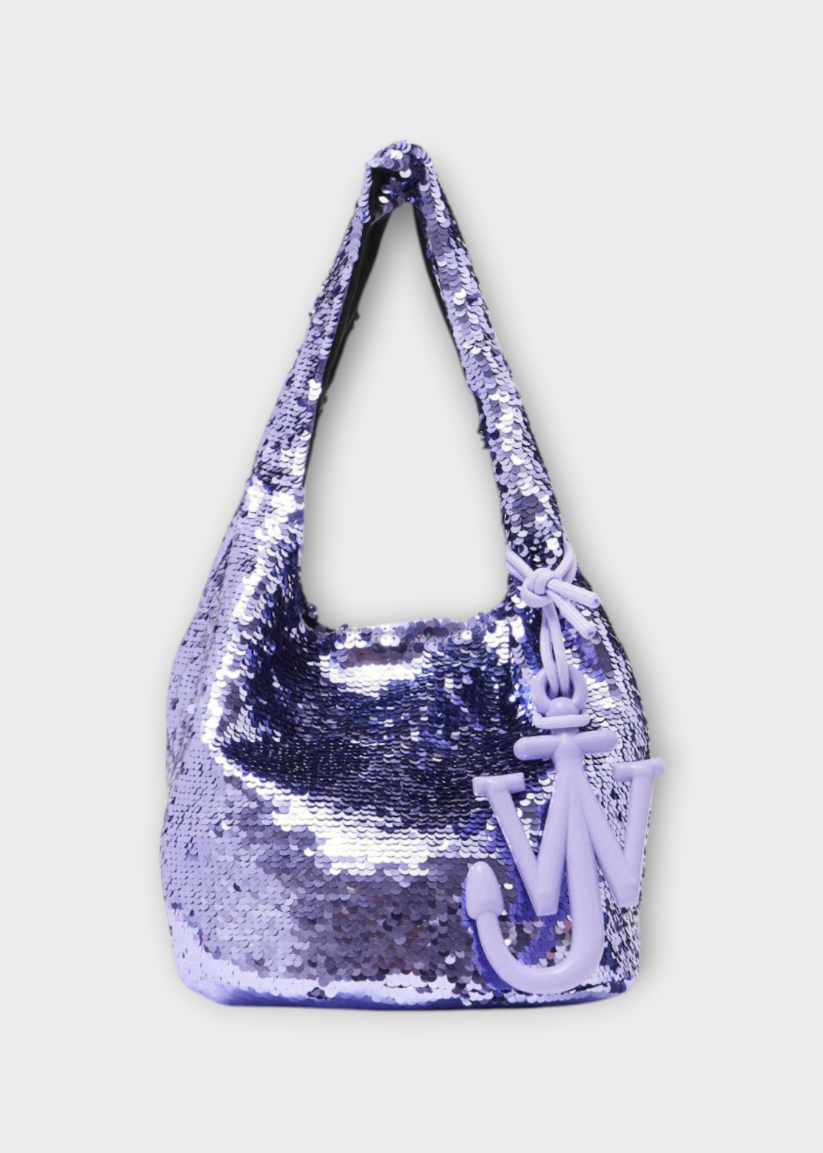 J.W. Anderson J.W. Anderson Bag, Purple, Mini Sequin Top Handle Reversible Shopper In Lavender