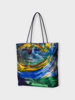 Dianora Salviati Dianora Salviati Bag, Multi, Callas Vintage Hand Painted Bag w/ Hermes Paris & Face Print