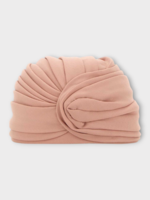 Valentino Valentino Hat, Pink, Virgin Wool Turban In Rose Mist