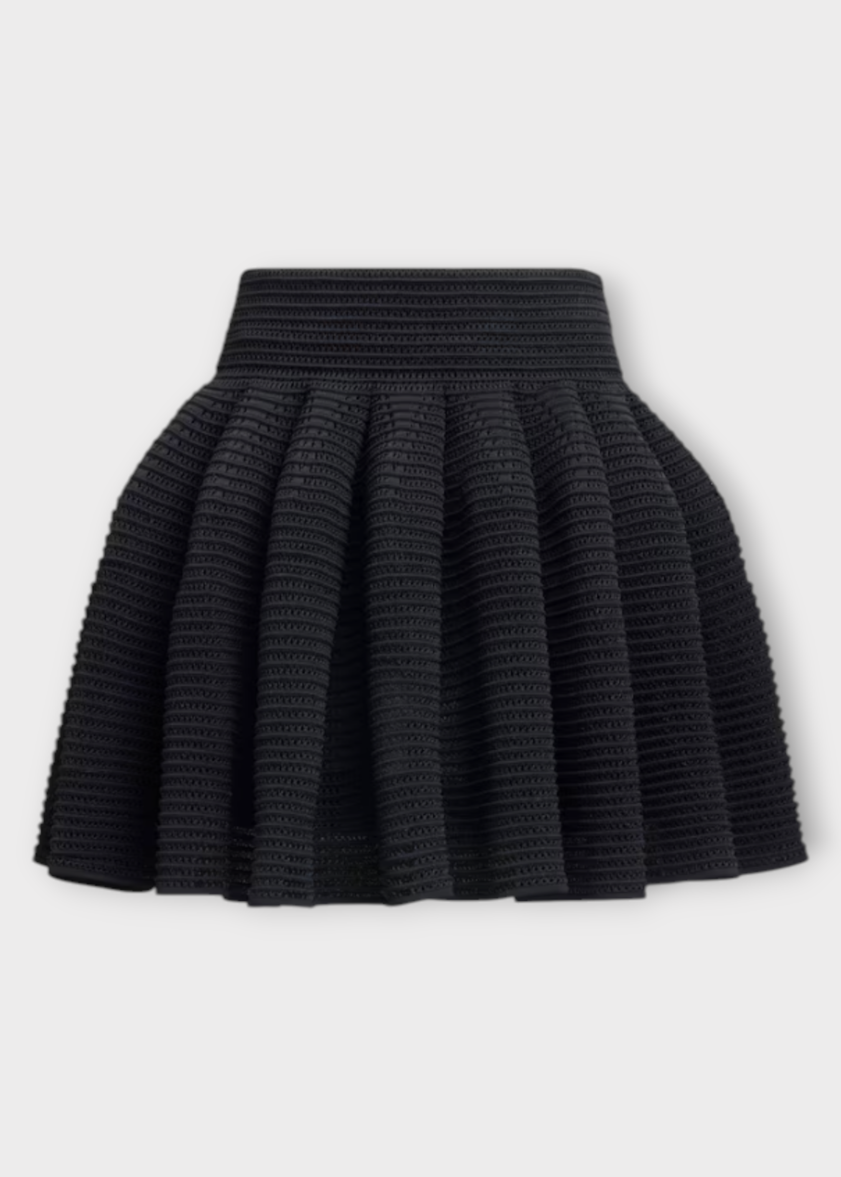 Alaia Alaia Skirt, Black, Crinoline Knitted Flared Mini Skirt