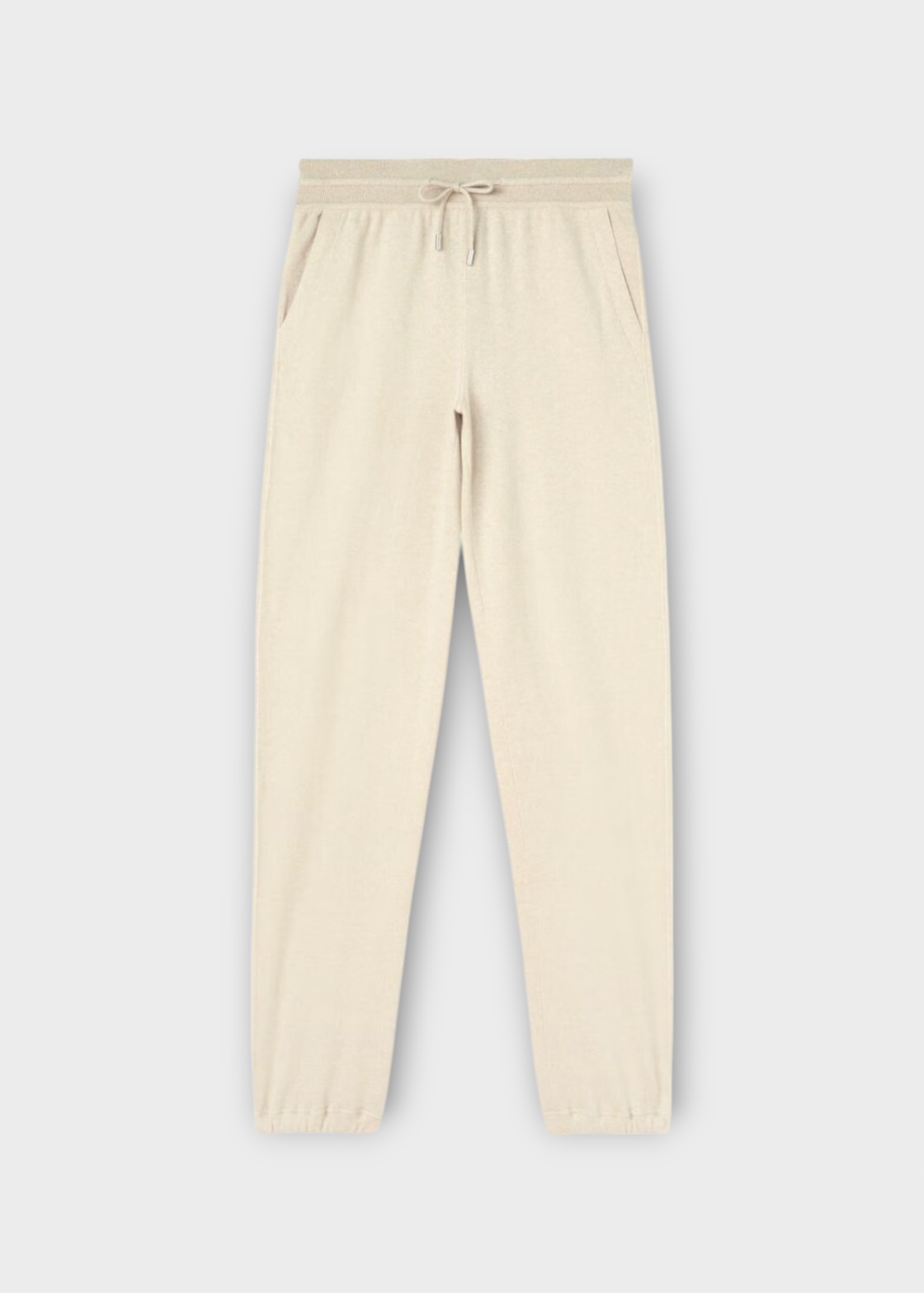 Loro Piana Loro Piana Trousers, Beige, Baby Cashmere Merano Knitwear In Natural Melange