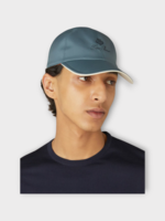 Loro Piana Loro Piana Hat, Multi, Waterproof Bicolour Baseball Cap in Seaweed & Ivory w/ Logo Embroidery