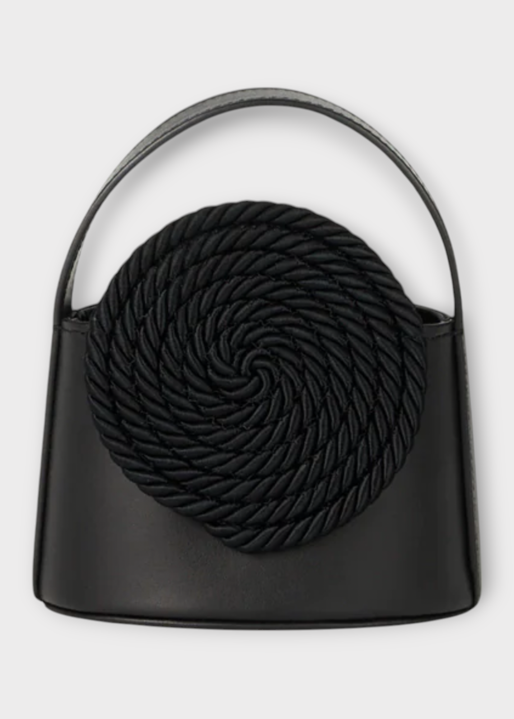 Destree Destree Bag, Black, Mini Gunther Calfskin Passementerie Cross-Body Bag in Black w/ Top Handle