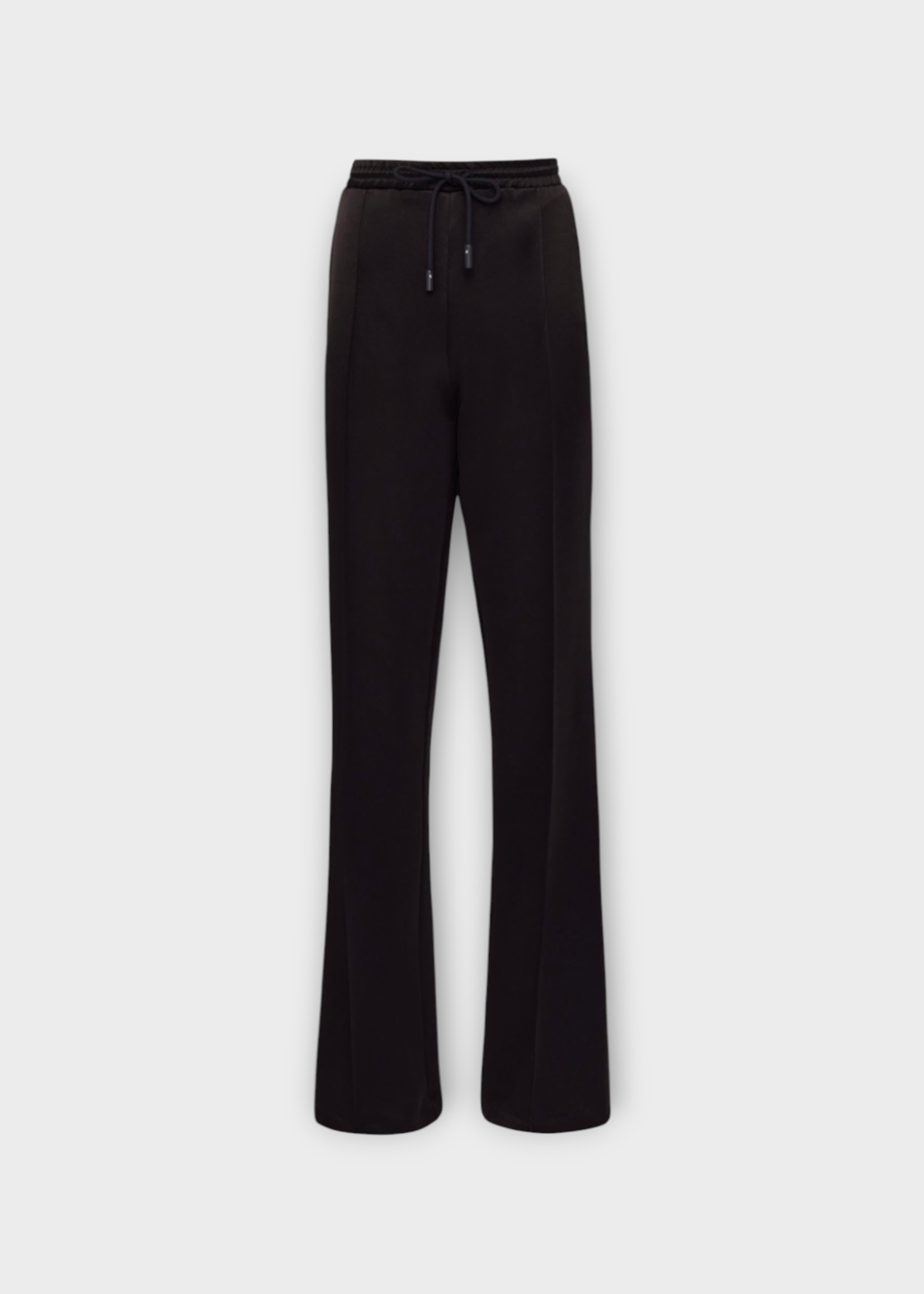 J.W. Anderson J.W. Anderson Trousers, Black, Satin Drawstring Waist Pleated Pants