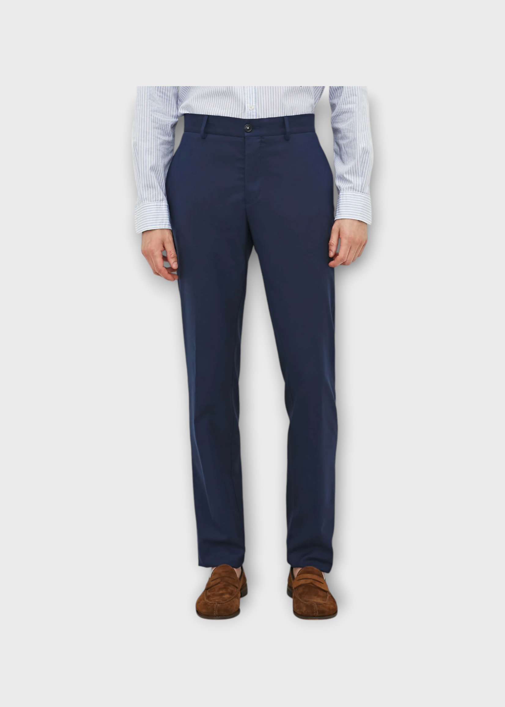 Massimo Alba Massimo Alba Trousers, Navy, Mauko Fitted Trousers In Dark Blue
